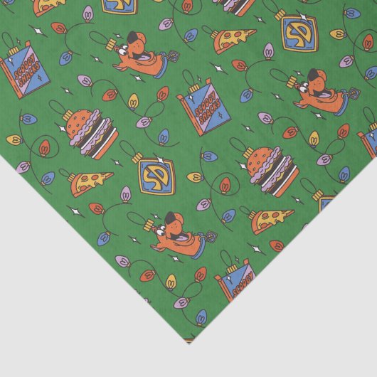 Scooby-Doo Holiday Snack Lights Pattern 薄葉紙 (詳細)