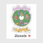 Scooby-Doo Holiday Snack Wreath Graphic シール (シート)