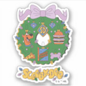 Scooby-Doo Holiday Snack Wreath Graphic シール (正面)