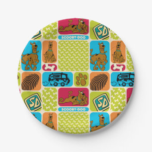 Scooby-Doo Mystery Pattern ペーパープレート