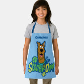 Scooby-Doo Paw印刷キャラクターバッジ エプロン (インサイチュ)