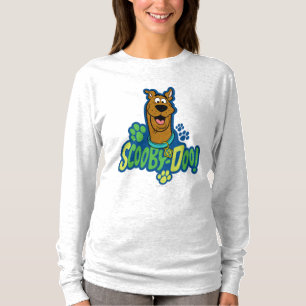 Scooby-Doo Paw Print Character Badge Tシャツ