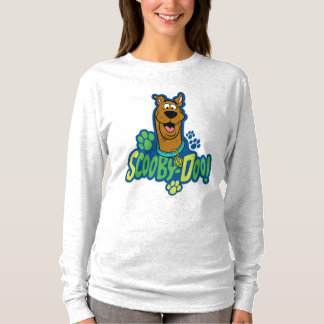 Scooby-Doo Paw Print Character Badge Tシャツ