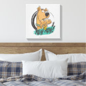 Scooby-Doo "Ruh Roh!" マーカーのスケッチ キャンバスプリント (インサイチュ (寝室))