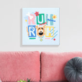 Scooby-Doo | Ruh Roh Baby Scooby-Doo キャンバスプリント (インサイチュ (リビング))