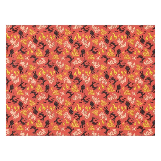 Scooby-Doo | Ruh Roh Run Scoob! Pattern テーブルクロス (正面(横))