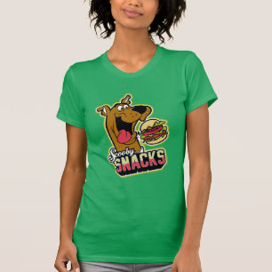 Scooby-Doo "Scooby軽食"のロゴ Tシャツ