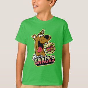 Scooby-Doo "Scooby軽食"のロゴ Tシャツ