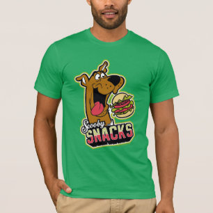 Scooby-Doo "Scooby軽食"のロゴ Tシャツ
