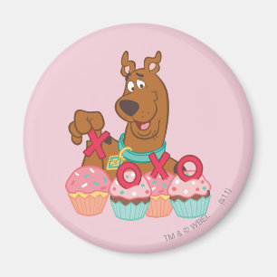Scooby Doo - Scooby XOXO Cupcakes マグネット
