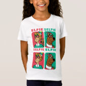 Scooby-Doo & Shaggy "Elfie Selfie" Tシャツ (正面)
