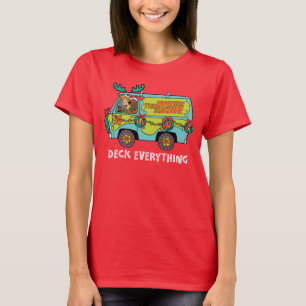Scooby-Doo & Shaggy In The Holiday Mystery Machine Tシャツ