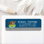 Scooby-Doo Spooktacular Halloween Birthday ラベル<br><div class="desc">Invite all your family and friends to your Spooktacular Halloween themed Birthday Party with these fun Scooby-Doo address labels. Personalize by adding your name and address.</div>