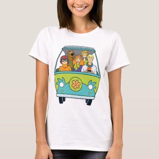 Scooby-Doo & The Gang Mystery Machine Tシャツ (正面)