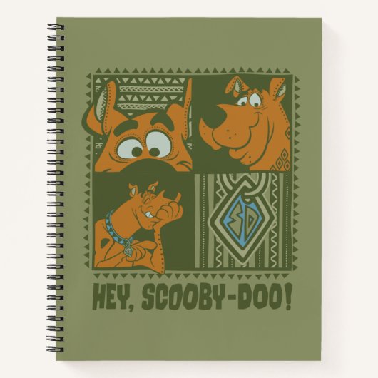 Scooby-Doo Tribal Square Graphic ノートブック (正面)