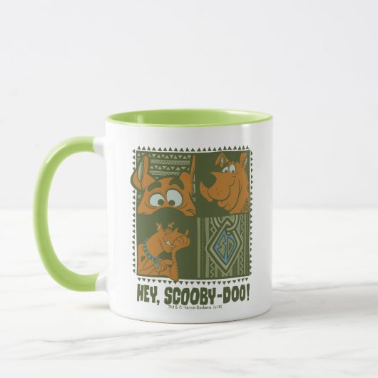 Scooby-Doo Tribal Square Graphic マグカップ (左)