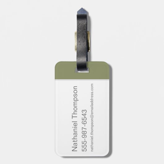 Scooby-Doo Tribal Square Graphic ラゲッジタグ (裏面縦)