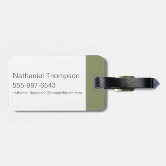 Scooby-Doo Tribal Square Graphic ラゲッジタグ (裏面横)