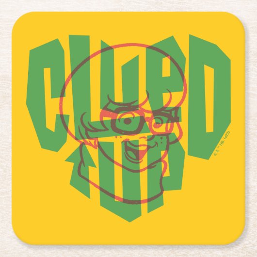 Scooby-Doo | Velma Clued Up スクエアペーパーコースター (正面)