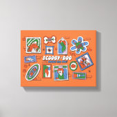 Scooby-Doo Wall of Halloween Picture Frames キャンバスプリント (正面)