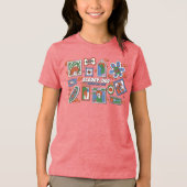 Scooby-Doo Wall of Halloween Picture Frames トライブレンドＴシャツ (正面)