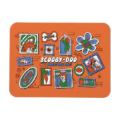 Scooby-Doo Wall of Halloween Picture Frames マグネット (横)
