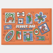 Scooby-Doo Wall of Halloween Picture Frames マグネット (正面)