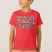 Scooby-Doo Wall of Halloween Picture Frames Tシャツ (正面)