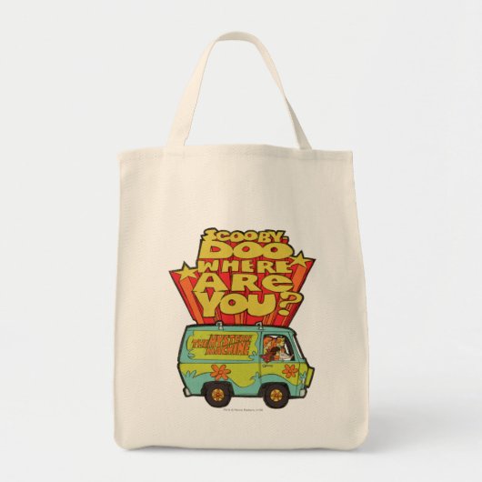 Scooby-Doo | "Where Are You?" Retro Cartoon Van トートバッグ (正面)