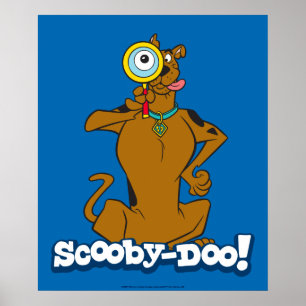 Scooby-Doo With Magnifying Glass ポスター