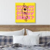 Scooby-Doo |Would You Do It For A Scooby Snack? キャンバスプリント (インサイチュ (寝室))