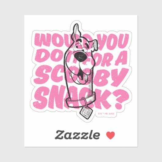 Scooby-Doo |Would You Do It For A Scooby Snack? シール (シート)