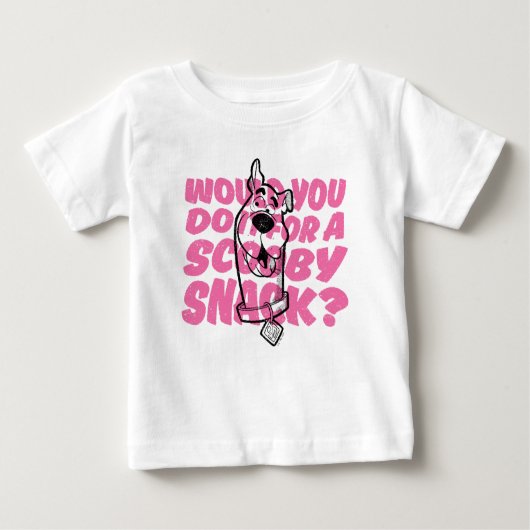 Scooby-Doo |Would You Do It For A Scooby Snack? ベビーTシャツ (正面)