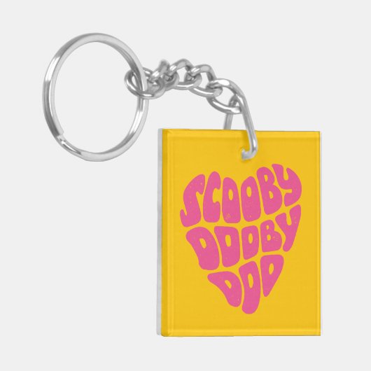 Scooby Dooby Doo Heart キーホルダー (正面左)