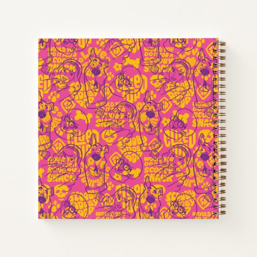 Scooby Dooby Doo Heart ノートブック (裏面)