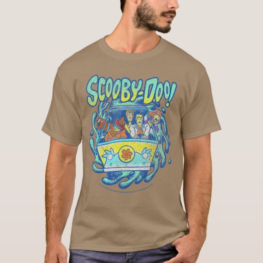ScoobyDoo Mystery Machine Portal Group Shot Small  Tシャツ (正面)