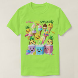 Scoop, Sip, Smile – 夏のごちそうTシャツ Tシャツ