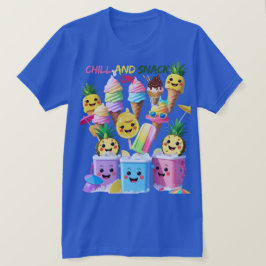 Scoop, Sip, Smile – 夏のごちそうTシャツ Tシャツ