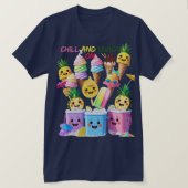 Scoop, Sip, Smile – Summer Treats Tee Tシャツ (デザイン正面)