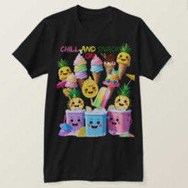 Scoop, Sip, Smile – Summer Treats Tee Tシャツ