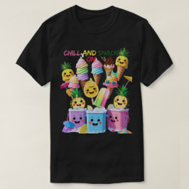 Scoop, Sip, Smile – Summer Treats Tee Tシャツ