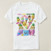 Scoop, Sip, Smile – Summer Treats Tee Tシャツ (デザイン正面)