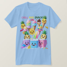 Scoop, Sip, Smile – Summer Treats Tee Tシャツ