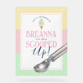 『Scooped Up 3』おしゃれなスプーン型ウェルカムサイン アクリルサイン (正面)