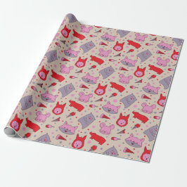 Scoops & Snoots party wrapping paper  ラッピングペーパー