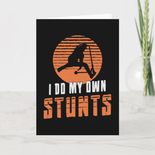 Scooter Driver I Do My Stunts Stuntヴィンテージ カード