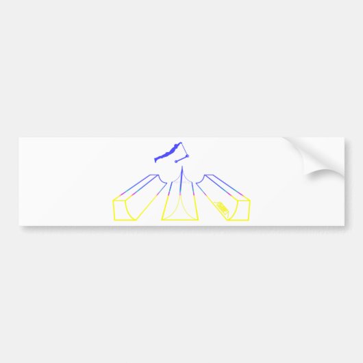 Scooter freestyle バンパーステッカー (正面)