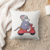 Scooter.PNGでバイクもしくは自転車に乗る人としてマウス クッション (ブランケット)