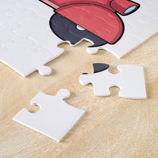 Scooter.PNGでバイクもしくは自転車に乗る人としてマウス ジグソーパズル (側面)