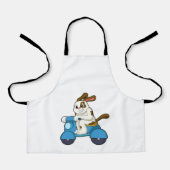 Scooter.PNGバイクもしくは自転車に乗る人としての犬 エプロン (正面)